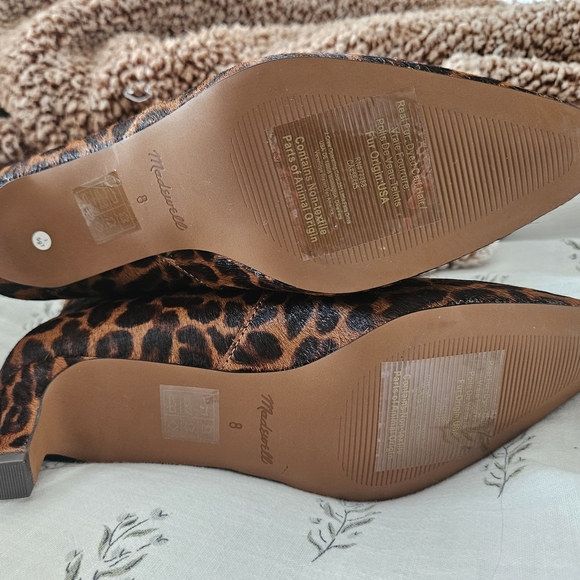 Madewell Leopard Ankle Boots - Picture 4 of 6